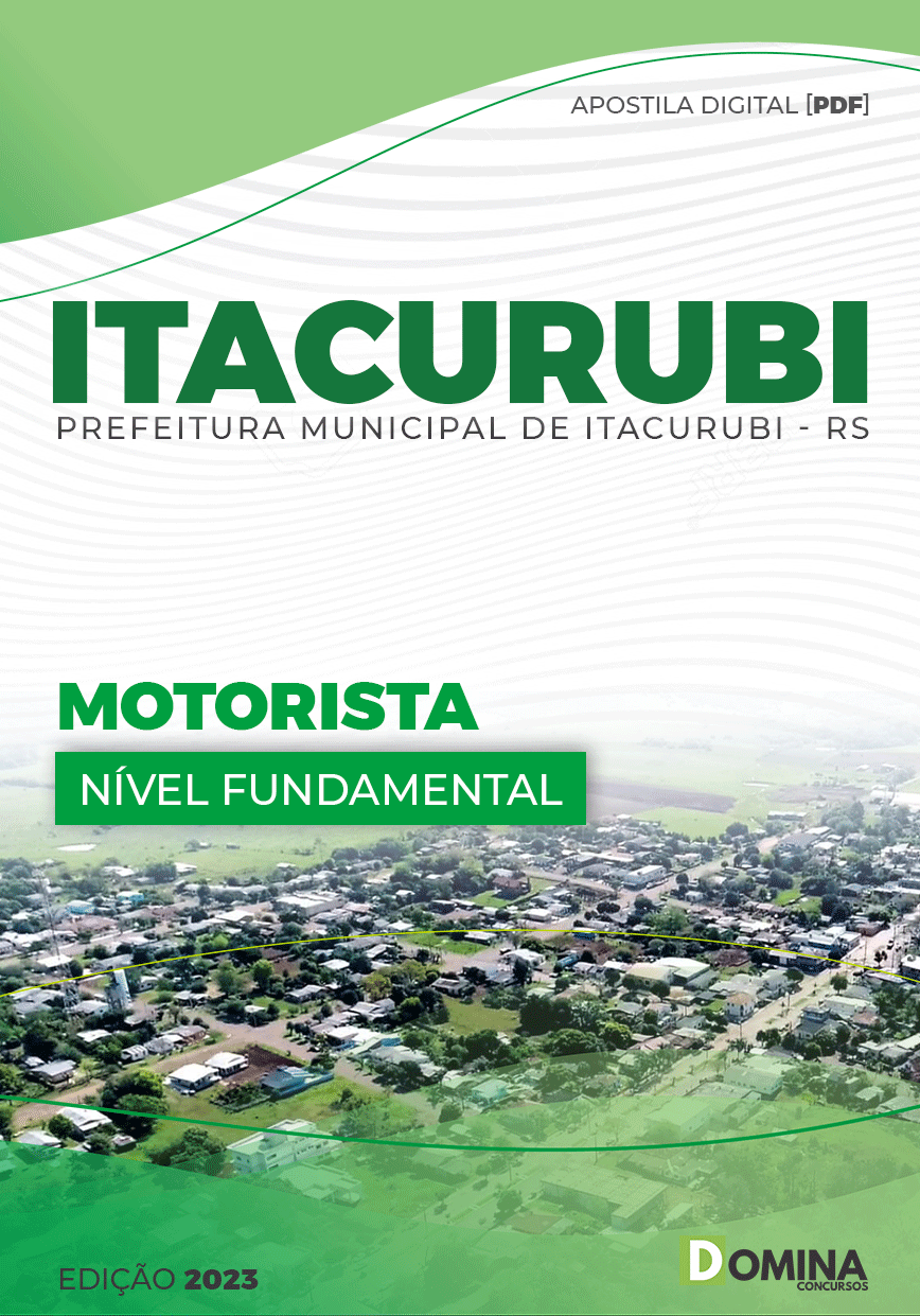 Apostila Concurso Pref Itacurubi RS 2023 Motorista