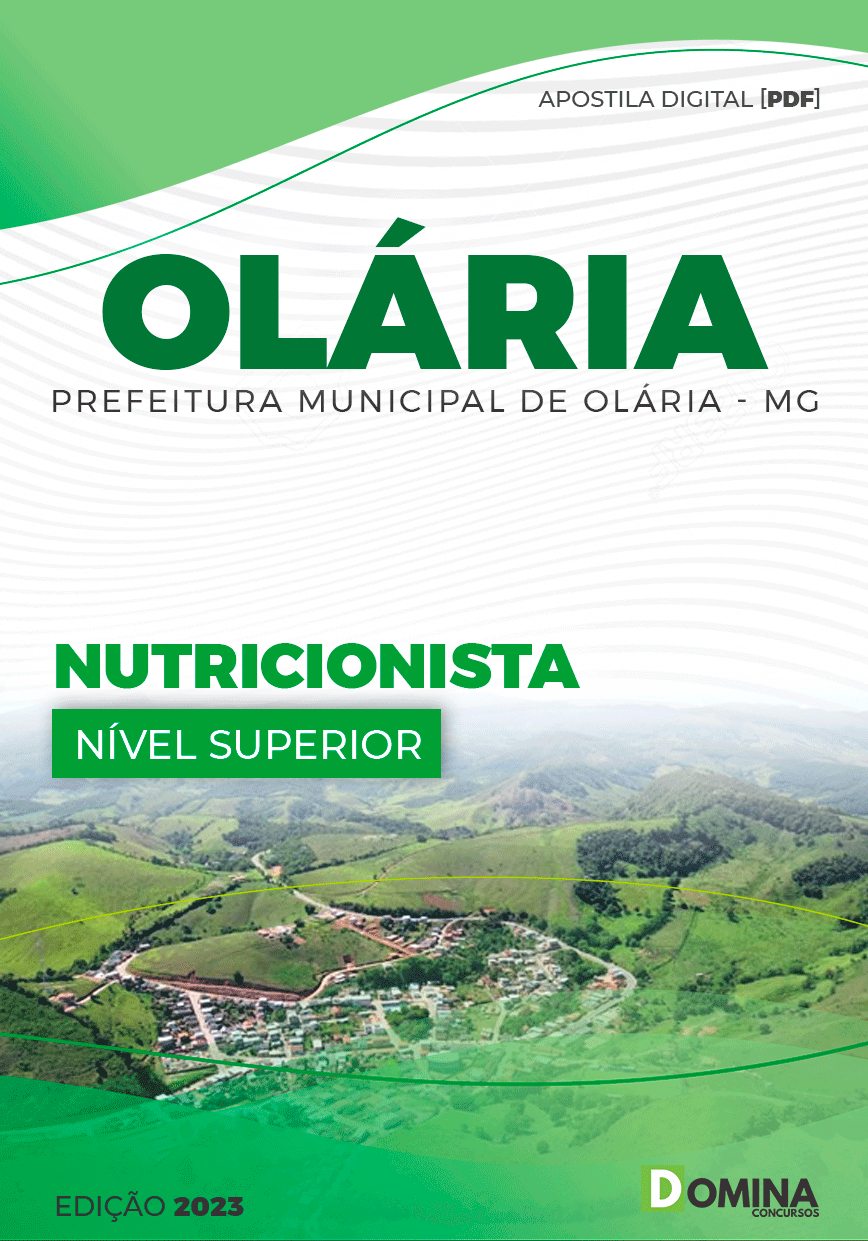 Apostila Concurso Pref Olaria MG 2023 Nutricionista