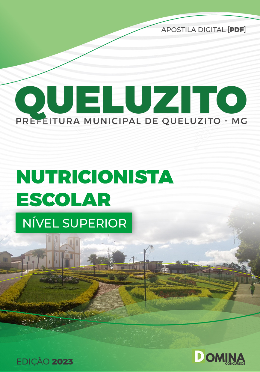 Apostila Concurso Pref Queluzito MG 2023 Nutricionista Escolar