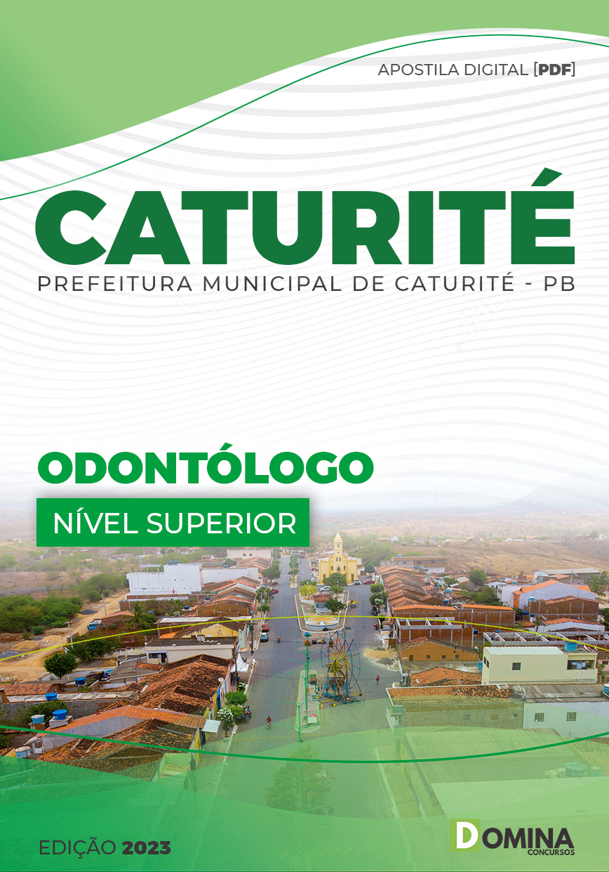 Apostila Concurso Pref Caturité PB 2023 Odontólogo