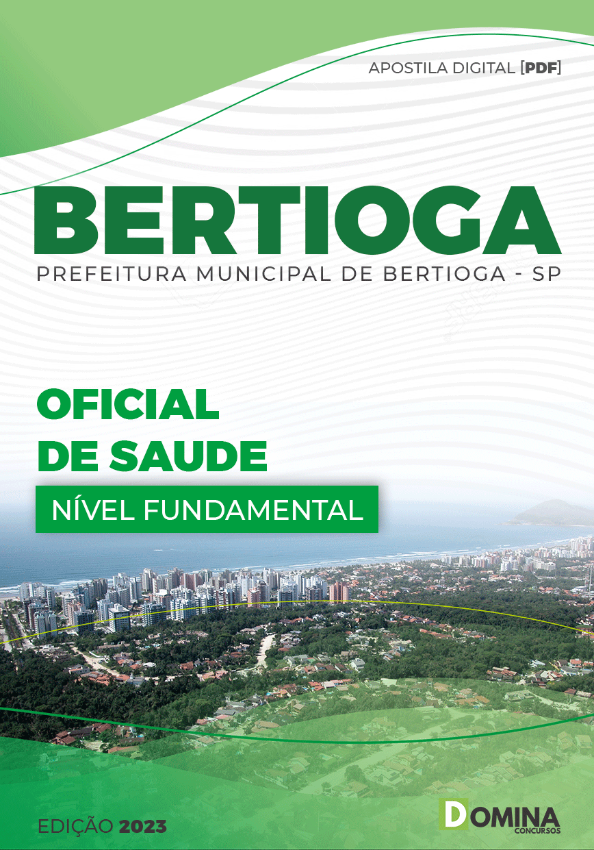 Apostila Digital Pref Bertioga SP 2023 Oficial Saúde