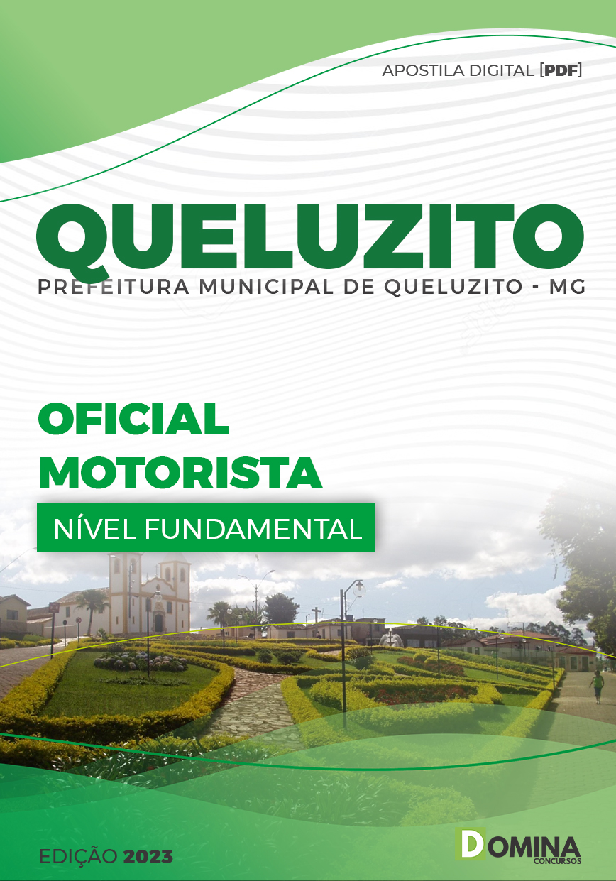 Apostila Concurso Pref Queluzito MG 2023 Oficial Motorista