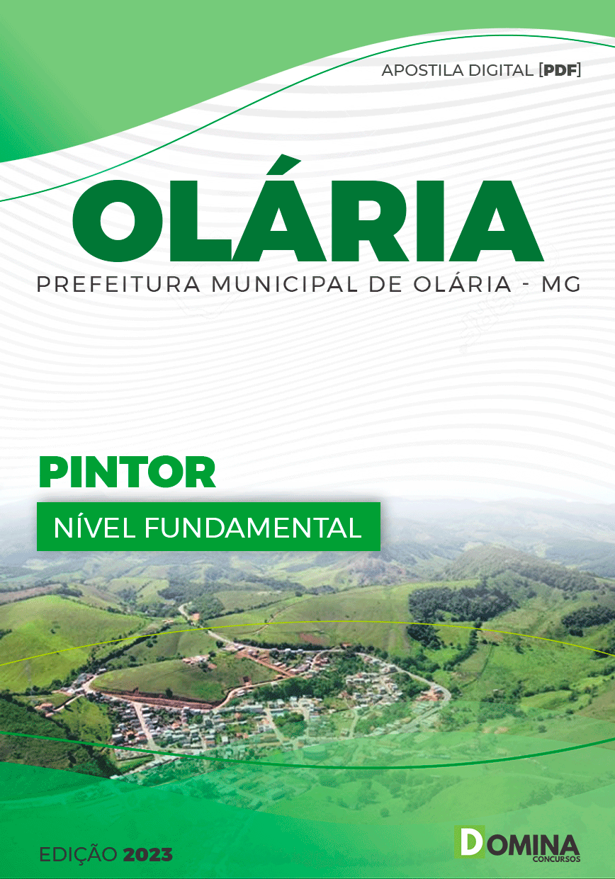 Apostila Digital Concurso Pref Olaria MG 2023 Pintor