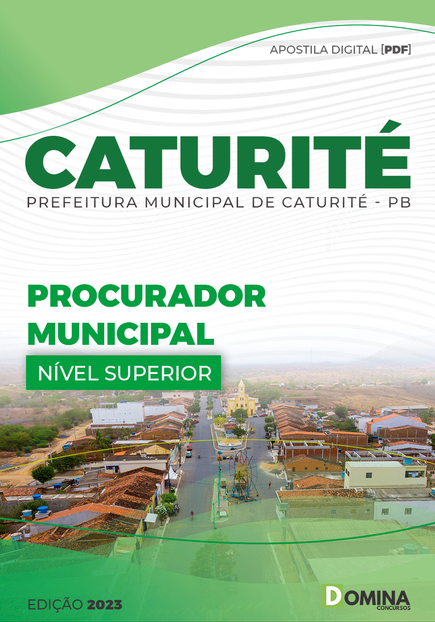 Apostila Concurso Pref Caturité PB 2023 Procurador Municipal