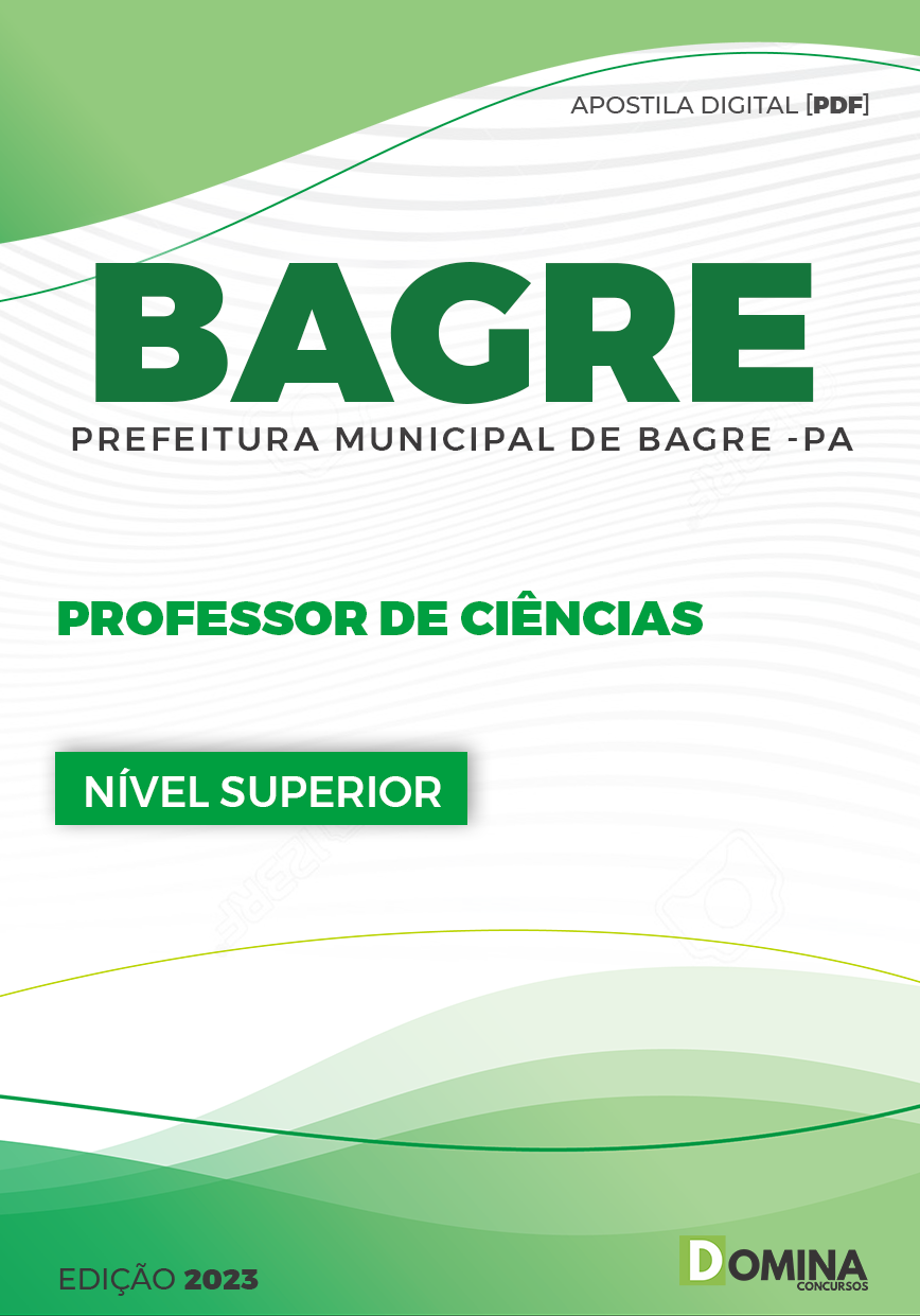 Apostila Concurso Pref Bagre PA 2023 Professor De Ciências