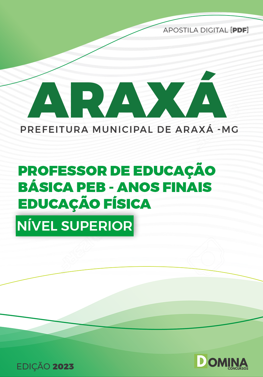 Apostila Pref Araxá MG 2023 Professor Anos Finais Educação Física