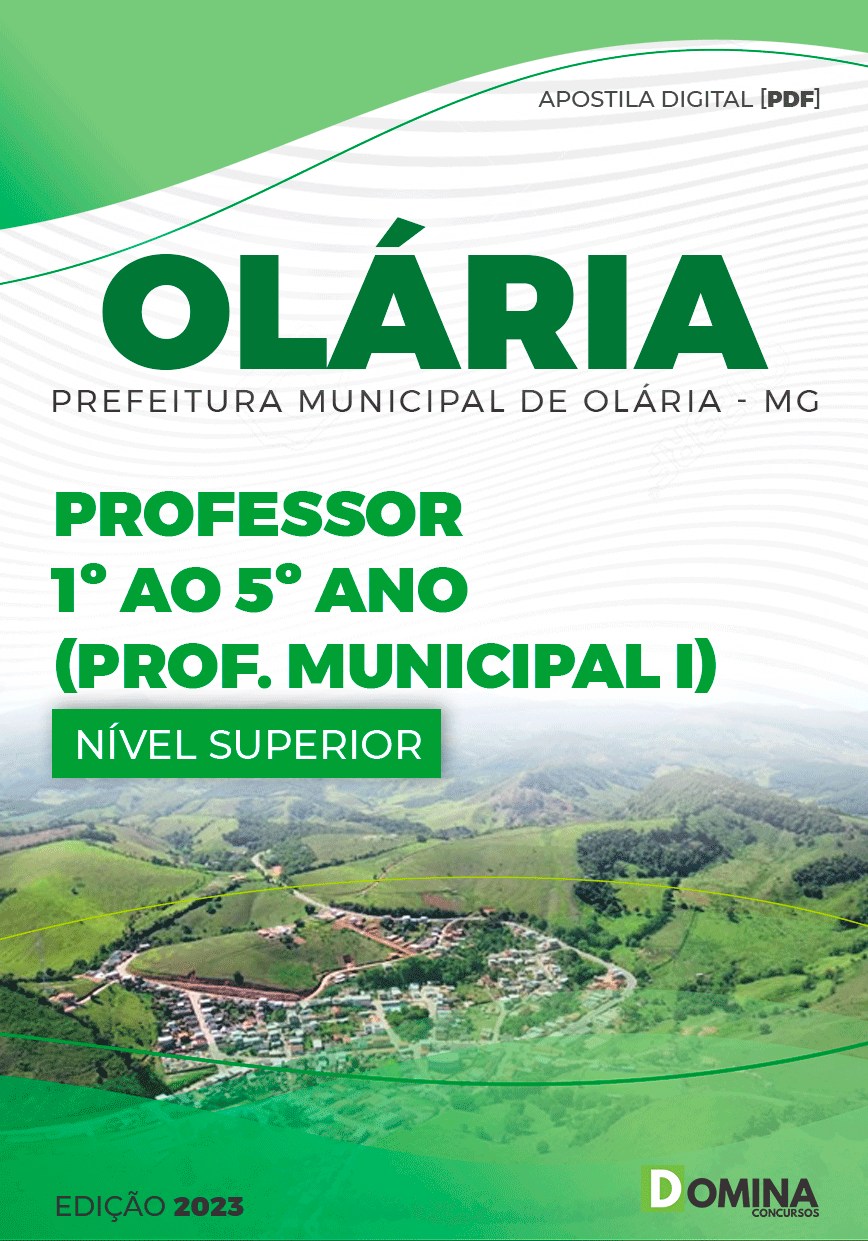 Apostila Concurso Pref Olaria MG 2023 Professor 1º Ao 5º Ano