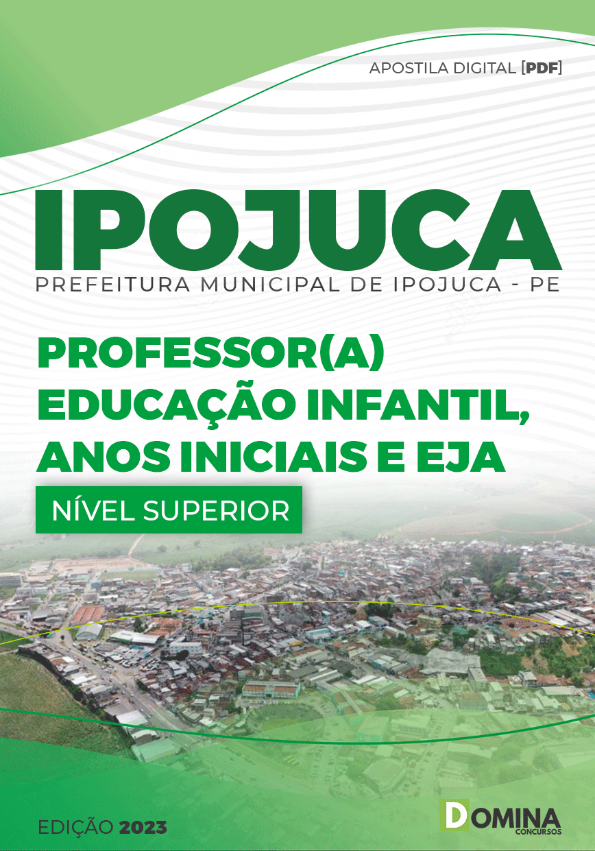 Apostila Pref Ipojuca PE 2023 Professor Ensino Anos Iniciais EJA