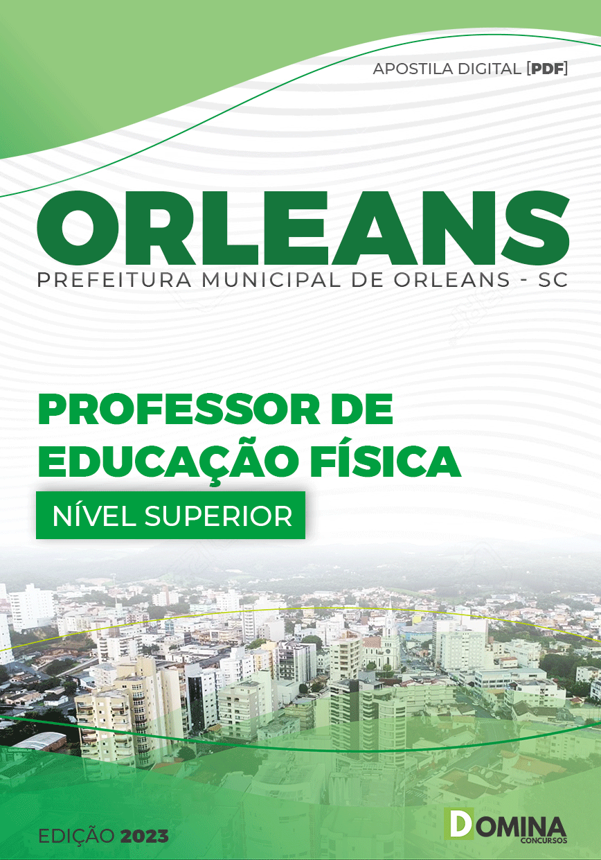 Apostila Pref Orleans SC 2023 Professor De Educação Física