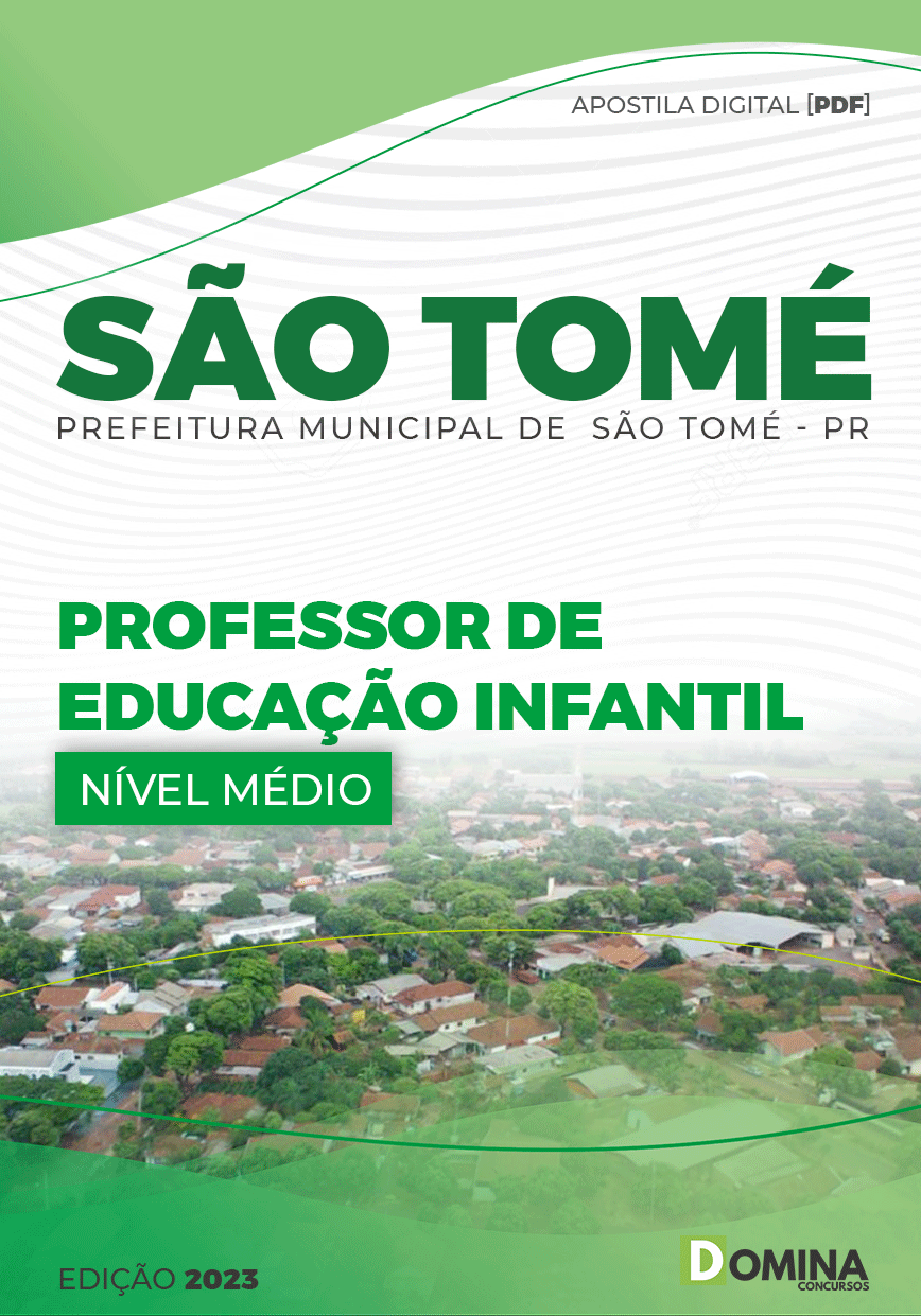 Apostila Pref São Tomé PR 2023 Professor Educação Infantil