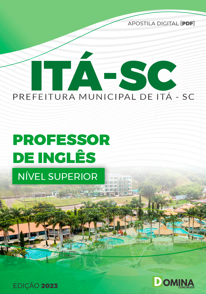 Apostila Digital Concurso Pref Itá SC 2023 Professor de Inglês