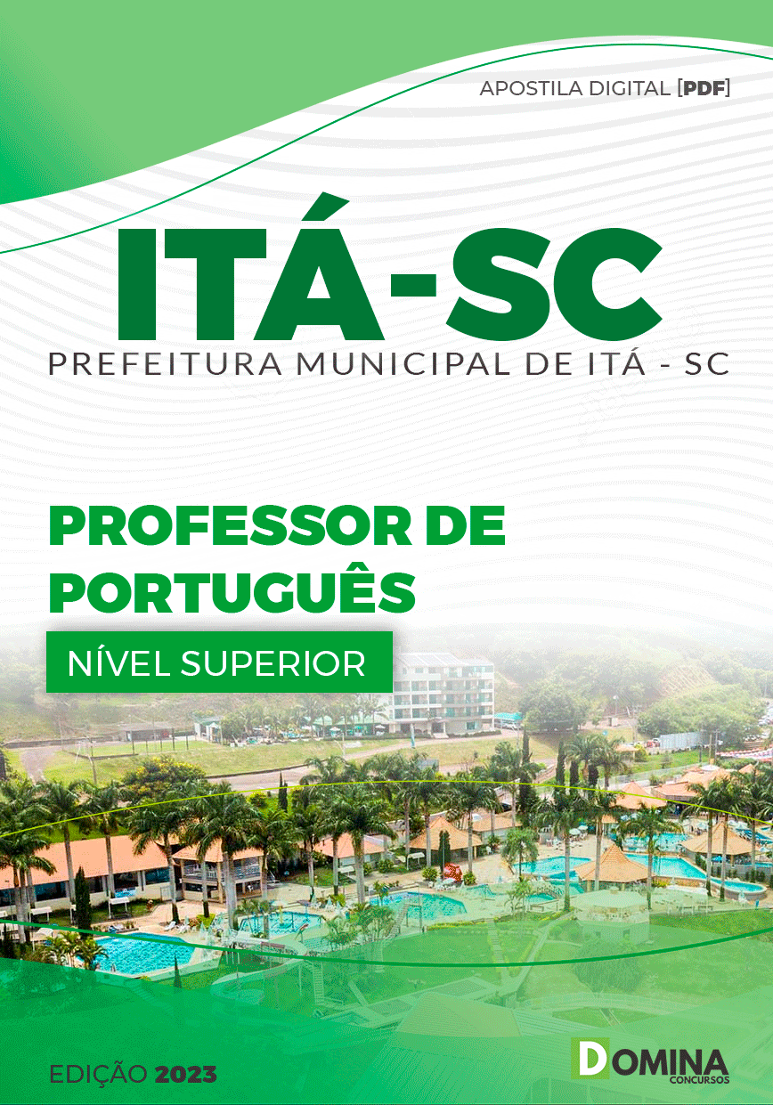 Apostila Digital Concurso Pref Itá SC 2023 Professor de Português