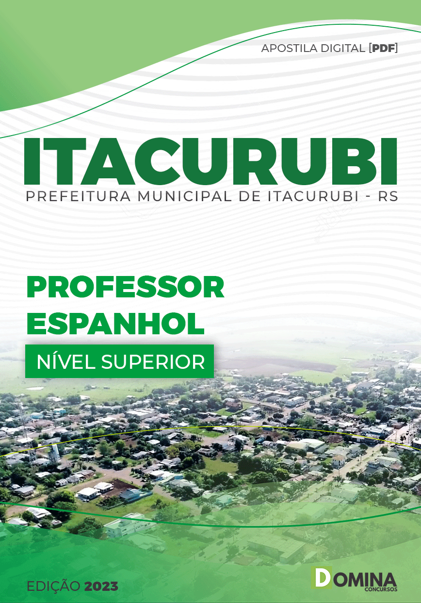 Apostila Pref Itacurubi RS 2023 Professor Espanhol