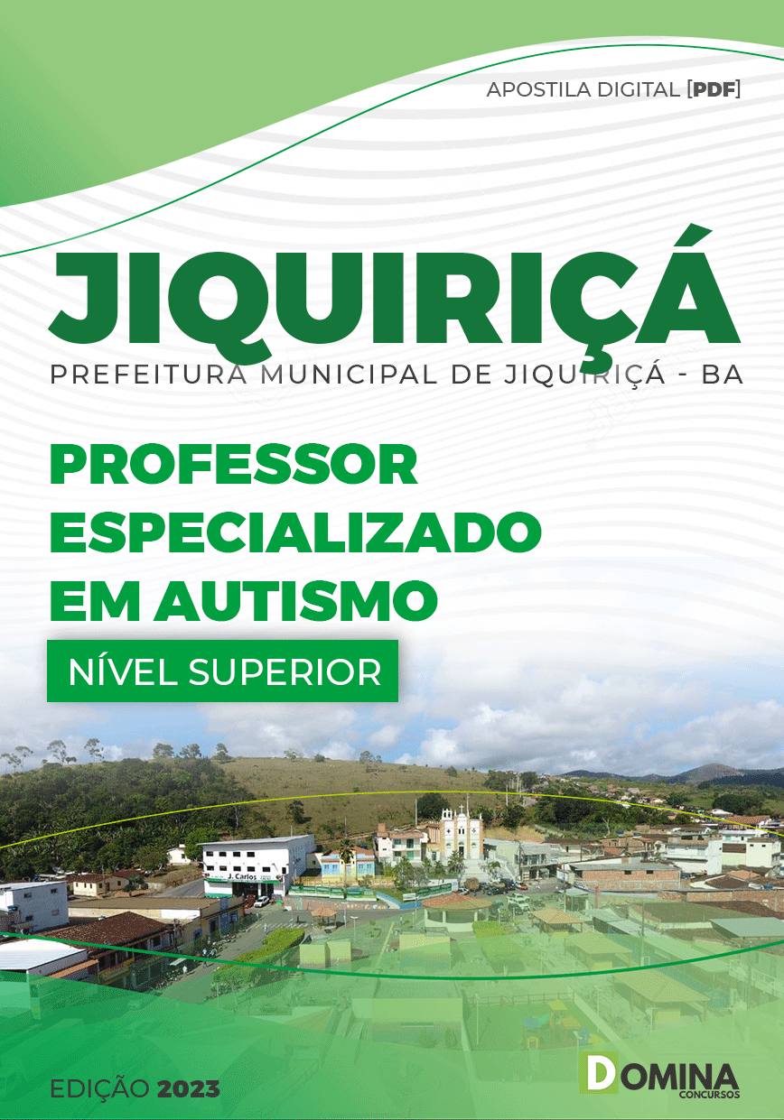 Apostila Pref Jiquiriçá BA 2023 Professor Especializado Turismo