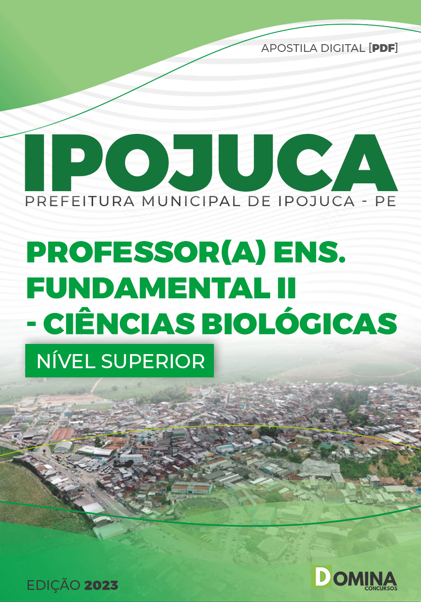 Apostila Pref Ipojuca PE 2023 Professor Fund II Ciências Biológicas