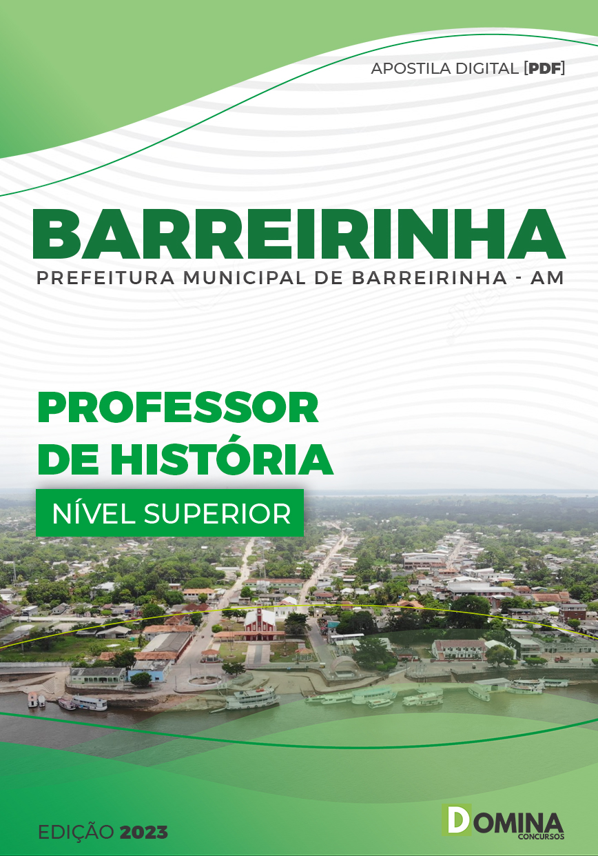 Apostila Digital Pref Barreirinha AM 2023 Professor História