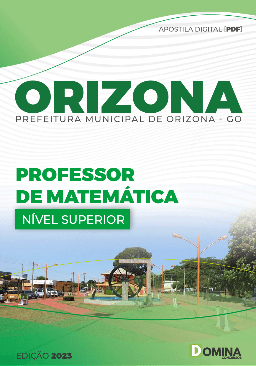 Apostila Pref Orizona GO 2023 Professor Matemática