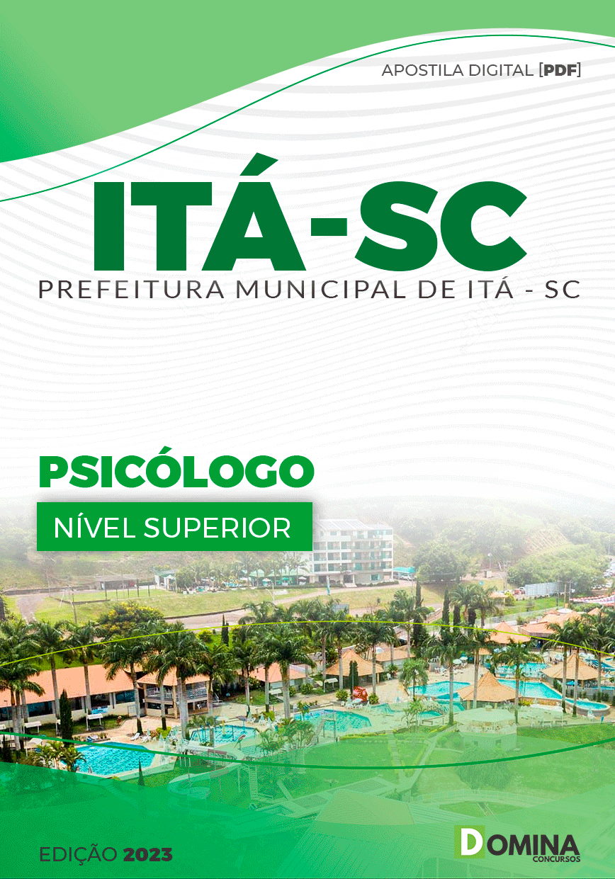 Apostila Digital Concurso Pref Itá SC 2023 Psicólogo