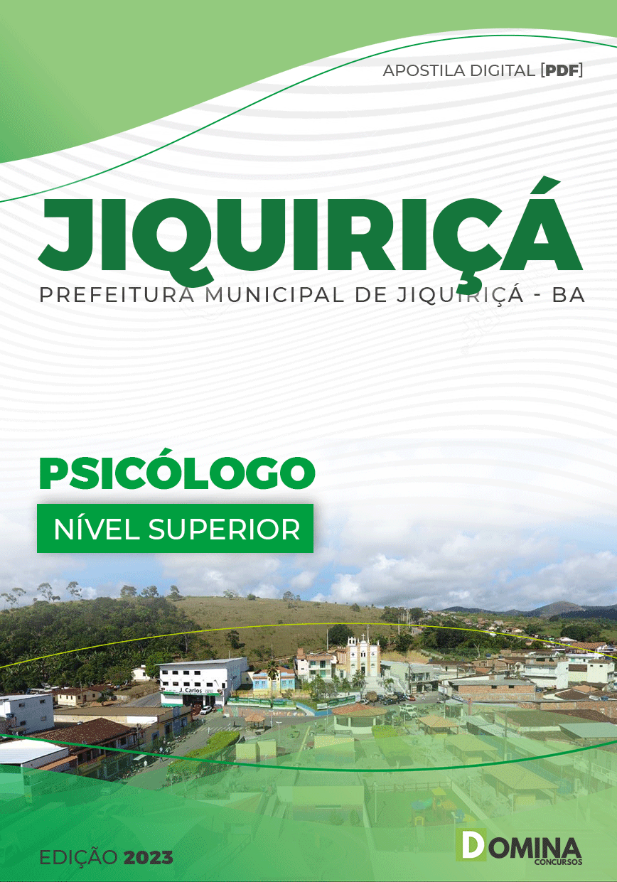 Apostila Concurso Pref Jiquiriçá BA 2023 Psicólogo