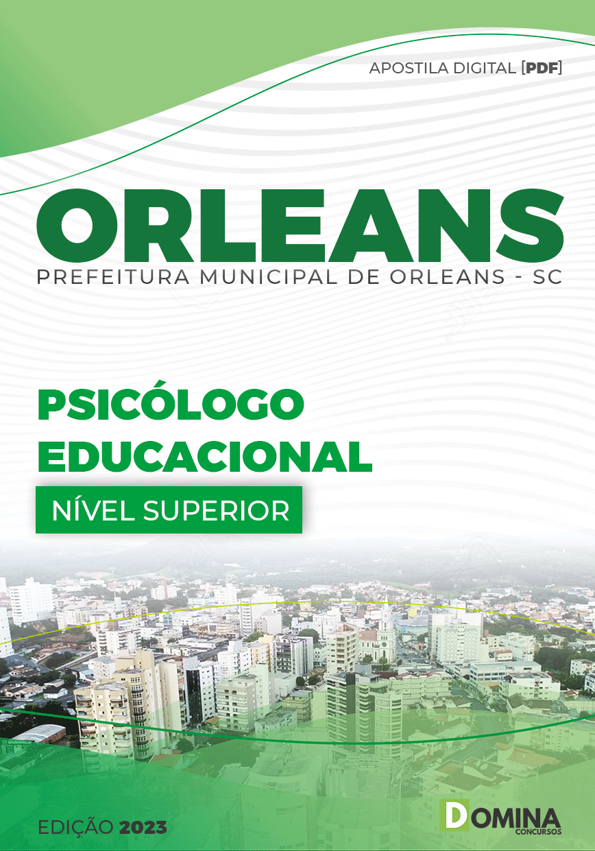Apostila Pref Orleans SC 2023 Psicólogo Educacional