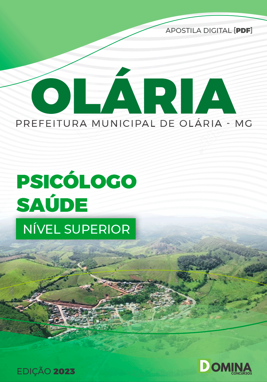 Apostila Concurso Pref Olaria MG 2023 Psicólogo Saúde