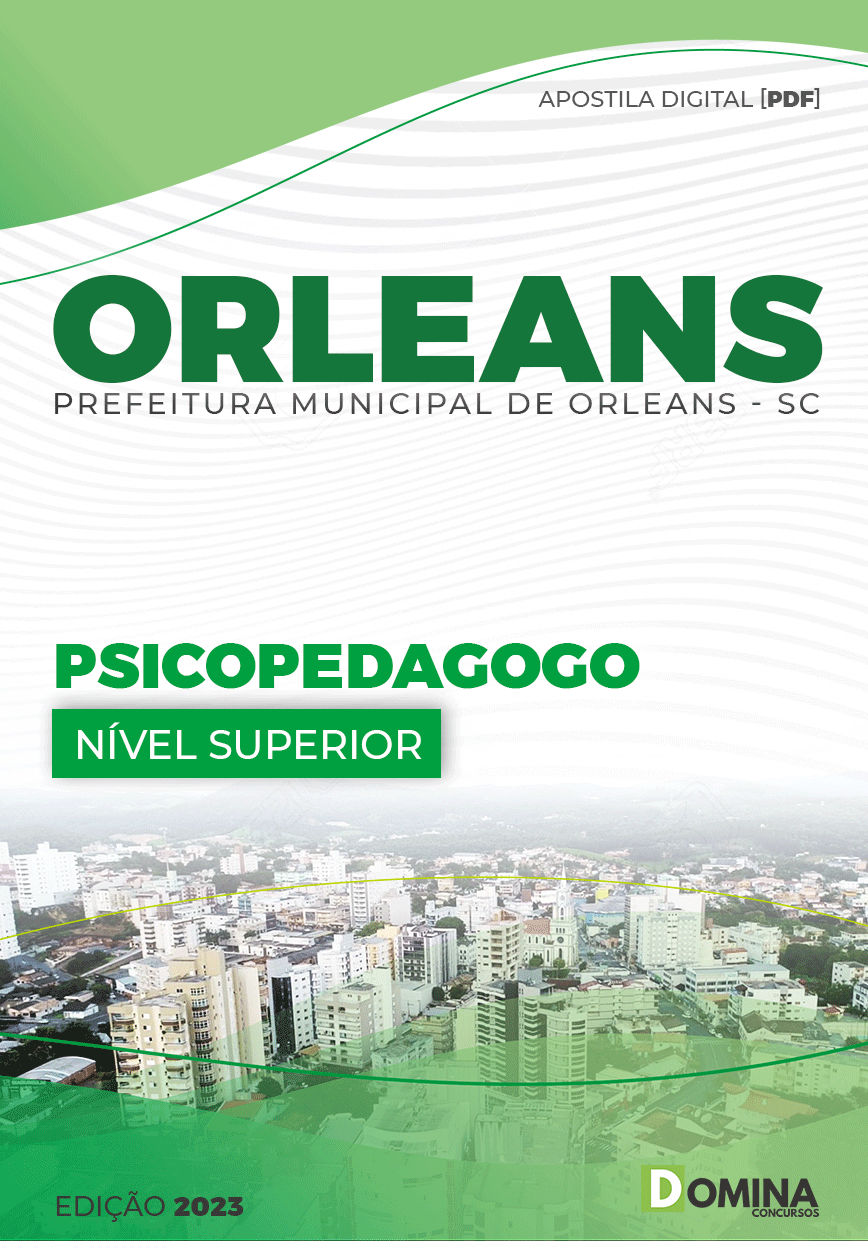 Apostila Pref Orleans SC 2023 Psicopedagogo