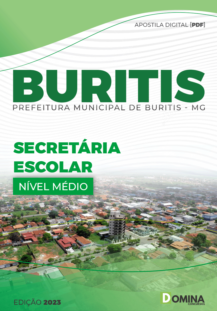 Apostila Concurso Pref Buritis MG 2023 Secretária Escolar