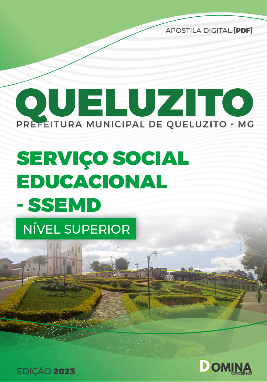 Apostila Concurso Pref Queluzito MG 2023 Serviço Social Educacional