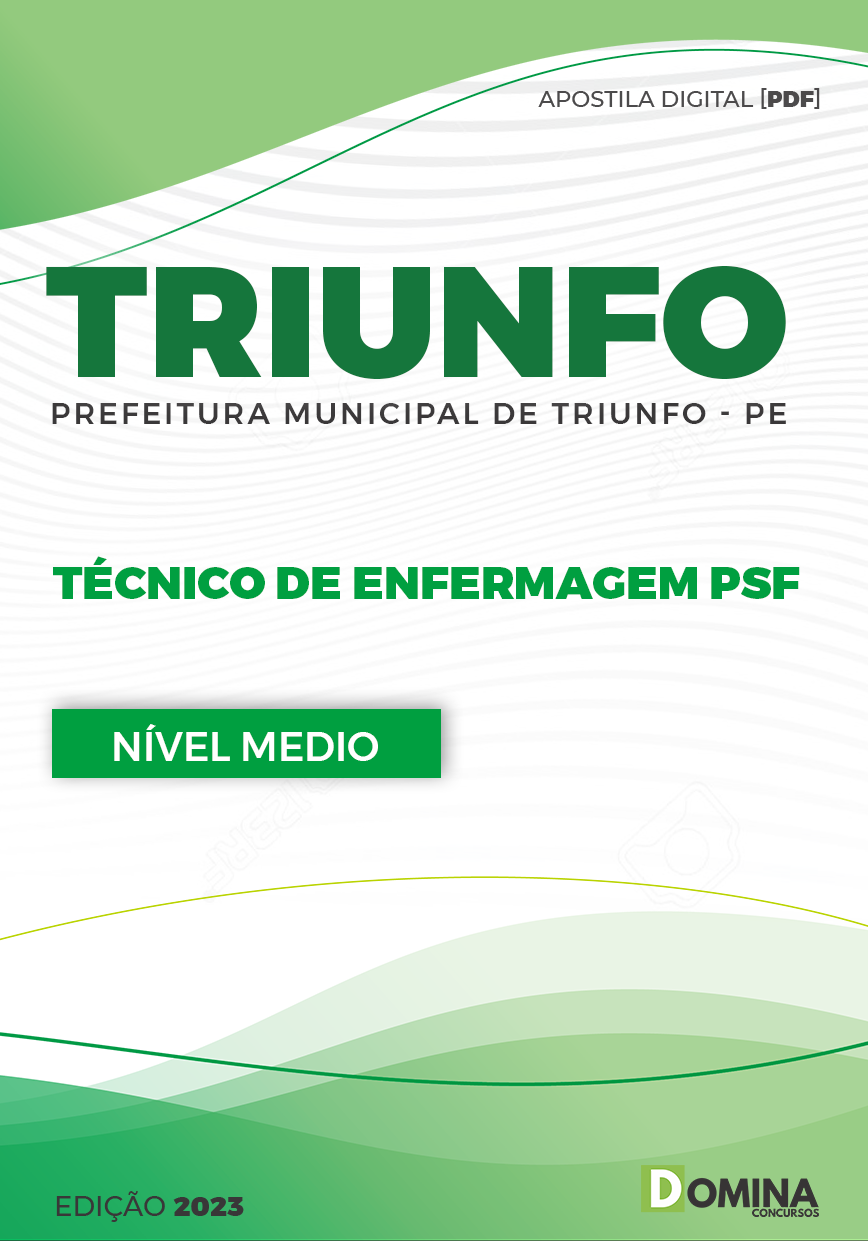 Apostila Digital Pref Triunfo PE 2023 Técnico Enfermagem ESF