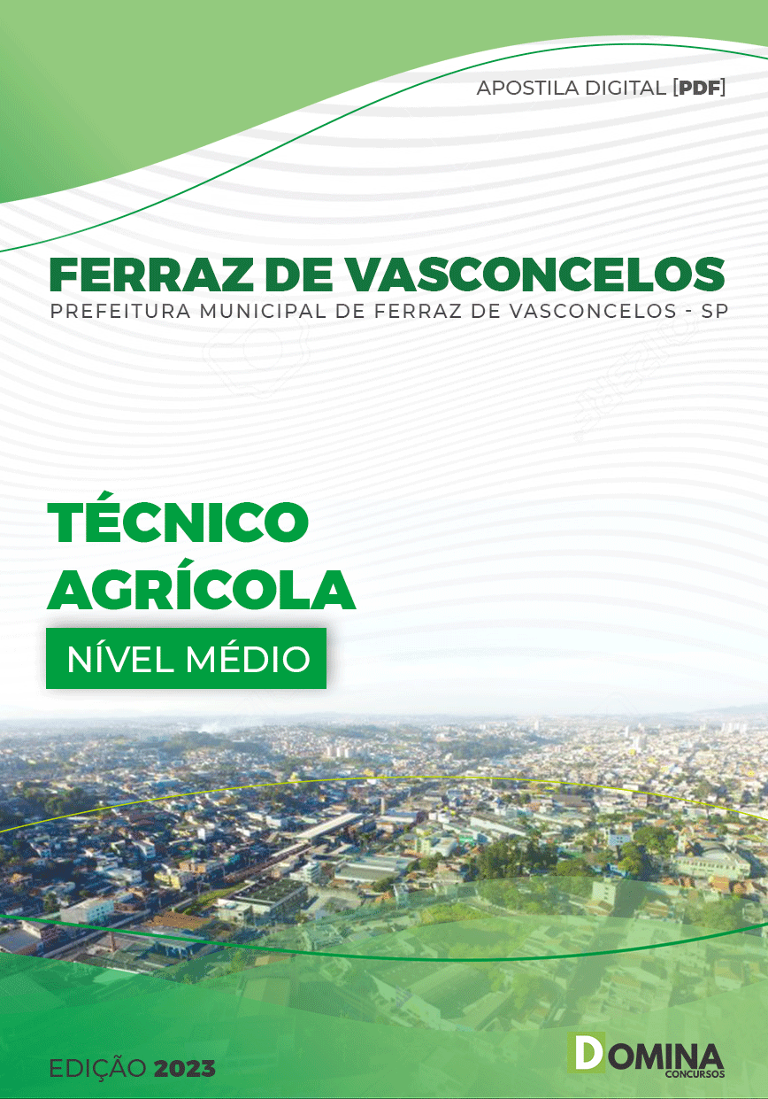 Apostila Pref Ferraz de Vasconcelos SP 2023 Técnico Agrícola