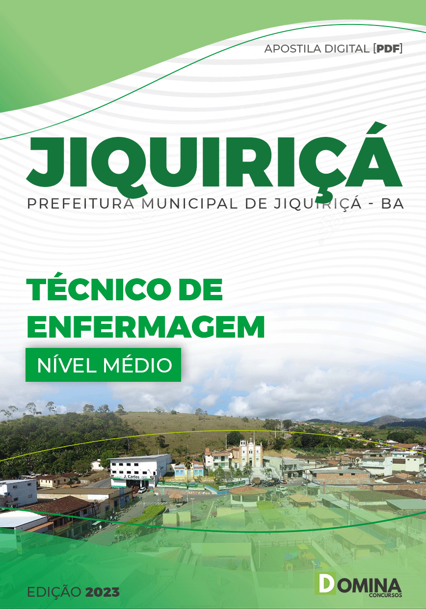 Apostila Concurso Pref Jiquiriçá BA 2023 Técnico Enfermagem