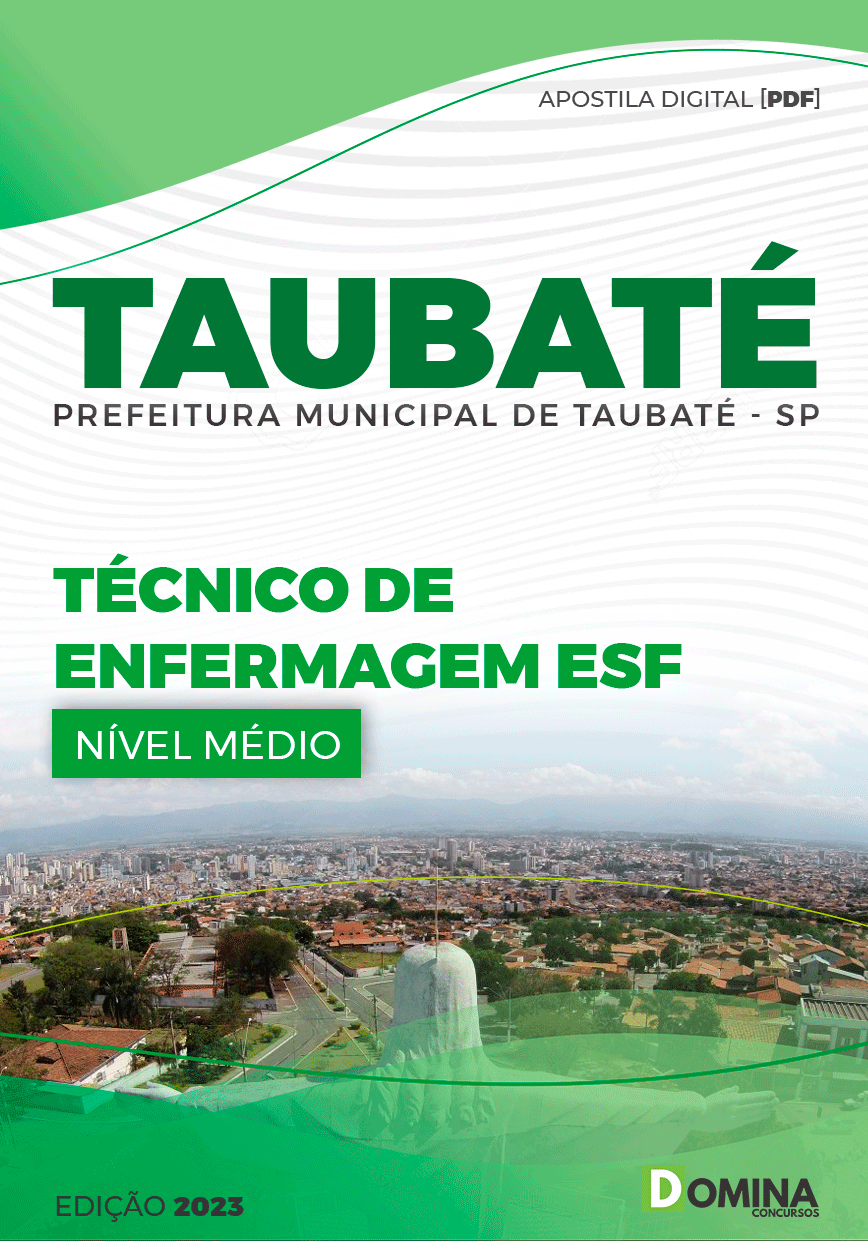 Apostila Concurso Pref Taubaté SP 2023 Técnico De Enfermagem ESF