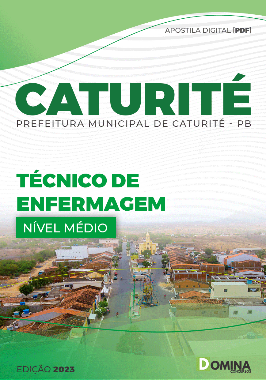 Apostila Concurso Pref Caturité PB 2023 Técnico Enfermagem