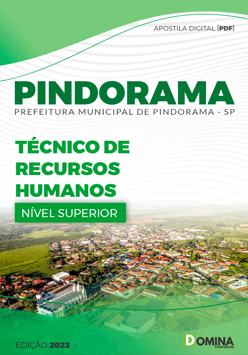 Apostila Concurso Pref Pindorama SP 2023 Técnico RH