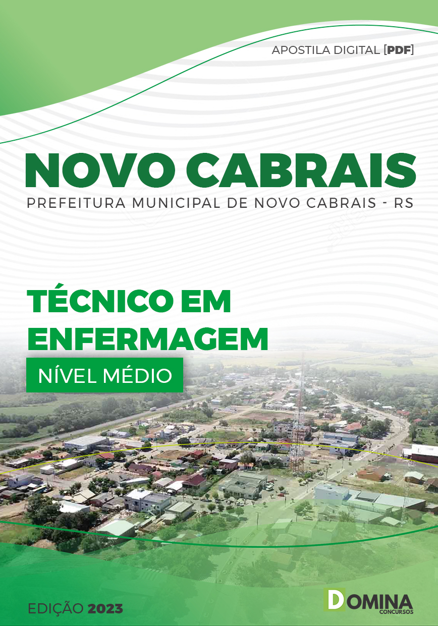 Apostila Pref Novo Cabrais RS 2023 Técnico Enfermagem