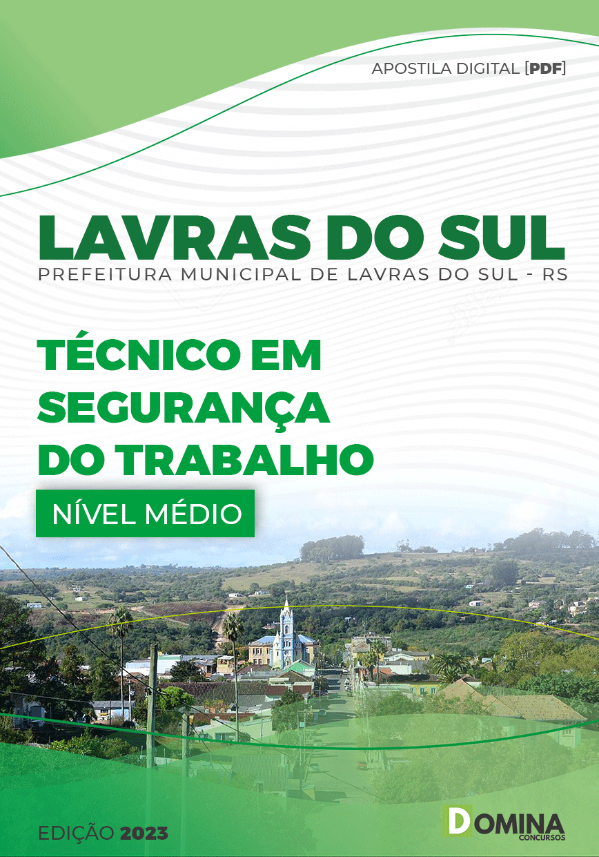 Apostila Pref Lavras do Sul RS 2023 Técnico Segurança Trabalho