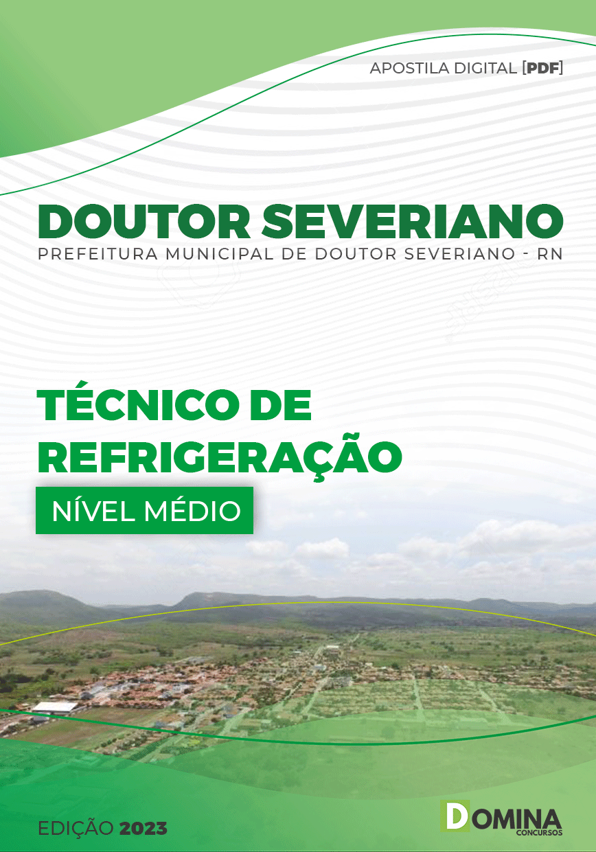 Apostila Pref Doutor Severiano RN 2023 Técnico Refrigeração