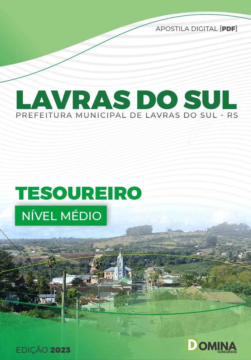 Apostila Digital Pref Lavras do Sul RS 2023 Tesoureiro