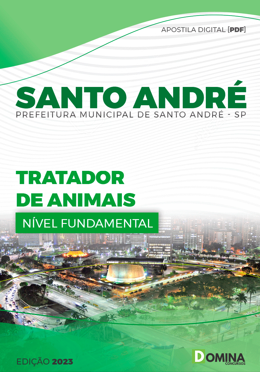 Apostila Digital Pref Santo André SP 2023 Tratador Animais