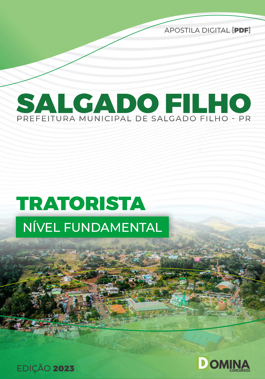 Apostila Digital Pref Salgado Filho PR 2023 Tratorista