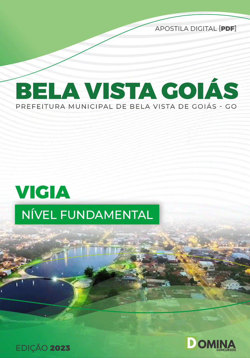 Apostila Digital Concurso Pref Bela Vista GO 2023 Vigia