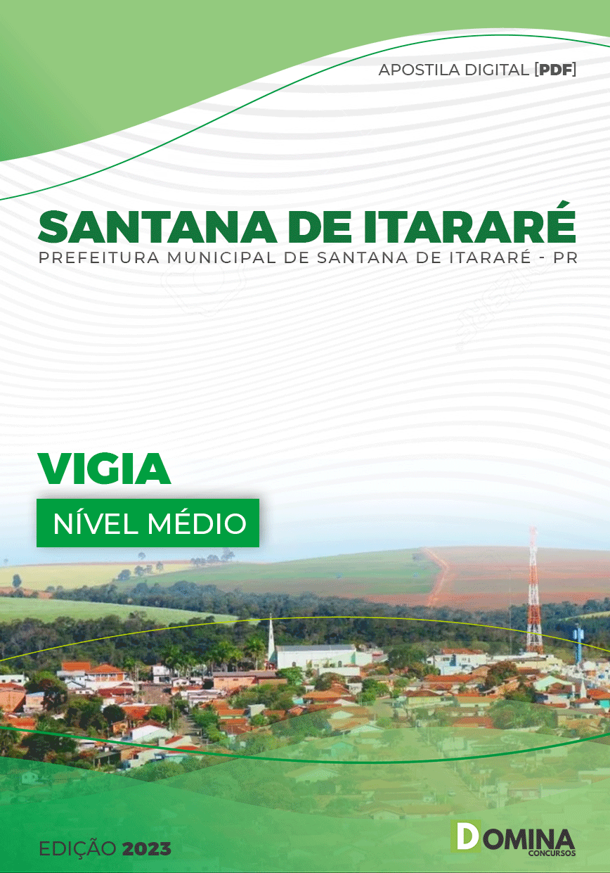 Apostila Digital Pref Santana do Itararé PR 2023 Vigia
