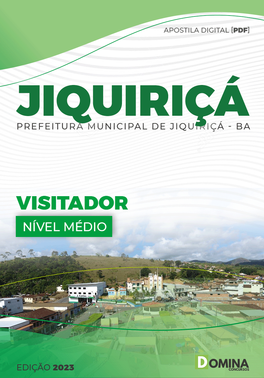 Apostila Concurso Pref Jiquiriçá BA 2023 Visitador
