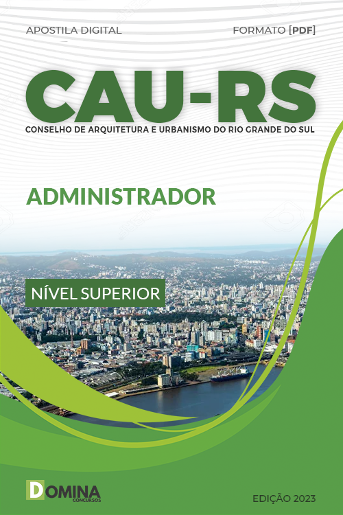 Apostila Digital Concurso CAU RS 2023 Administrador