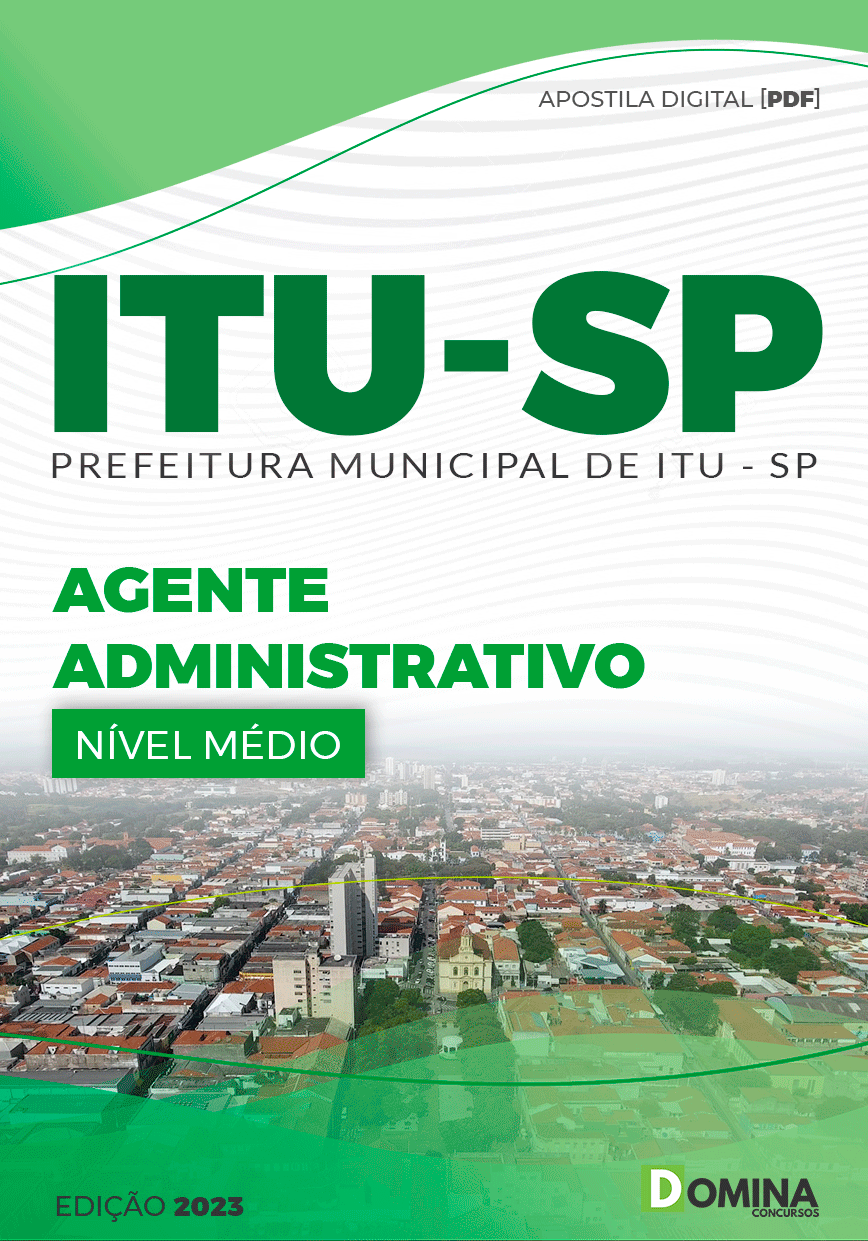 Apostila Concurso Pref Itu SP 2023 Agente Administrativo