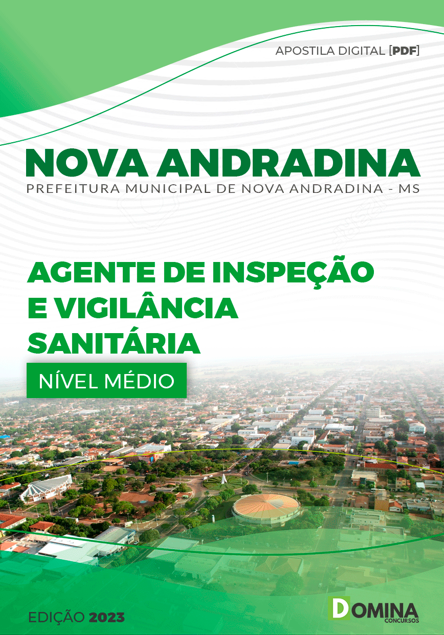 Apostila Pref Andradina MG 2023 Agente Inspeção Vigilância Sanitária