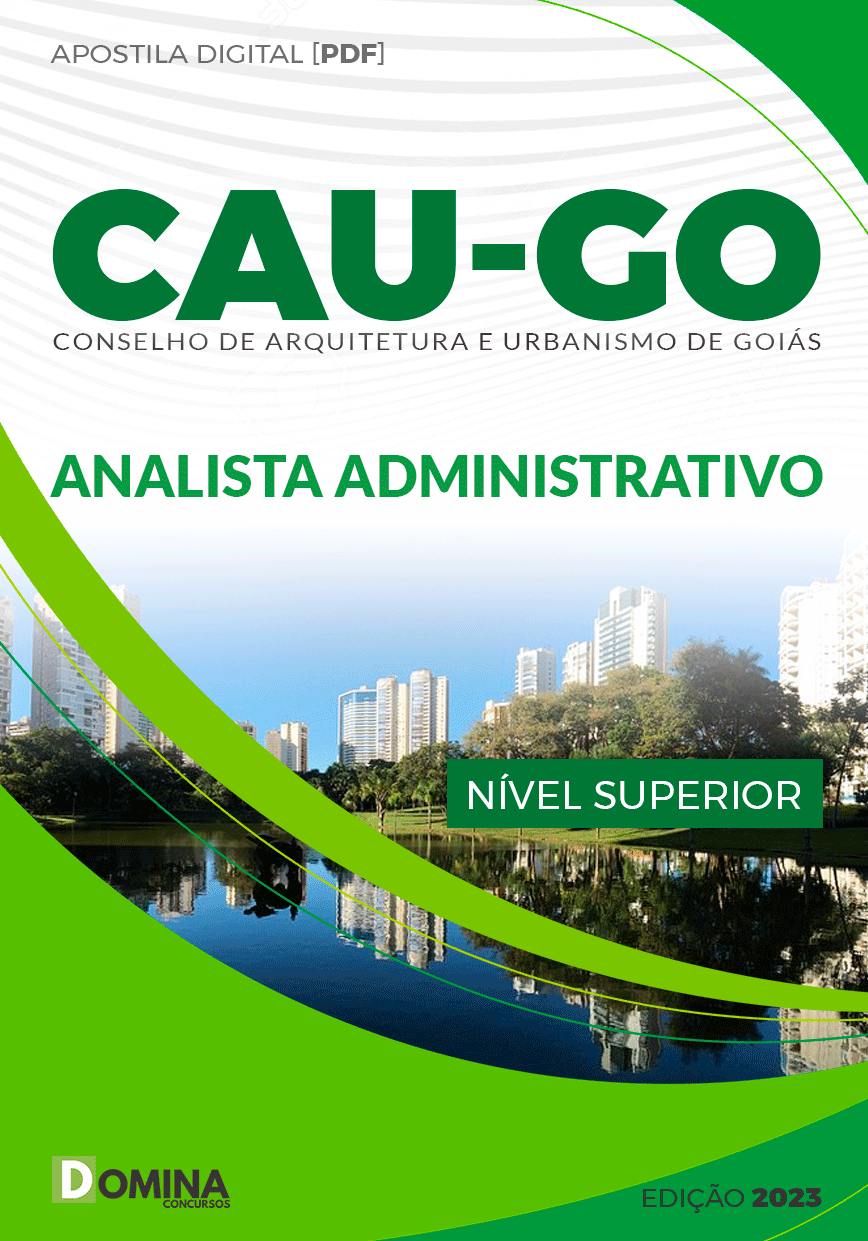 Apostila Concurso CAU GO 2023 Analista Administrativo