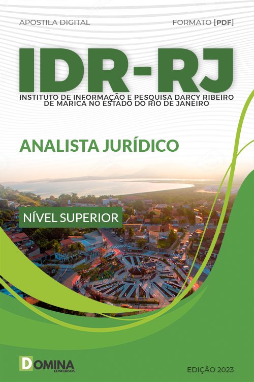Apostila Concurso IDR Maricá RJ 2023 Analista Jurídico