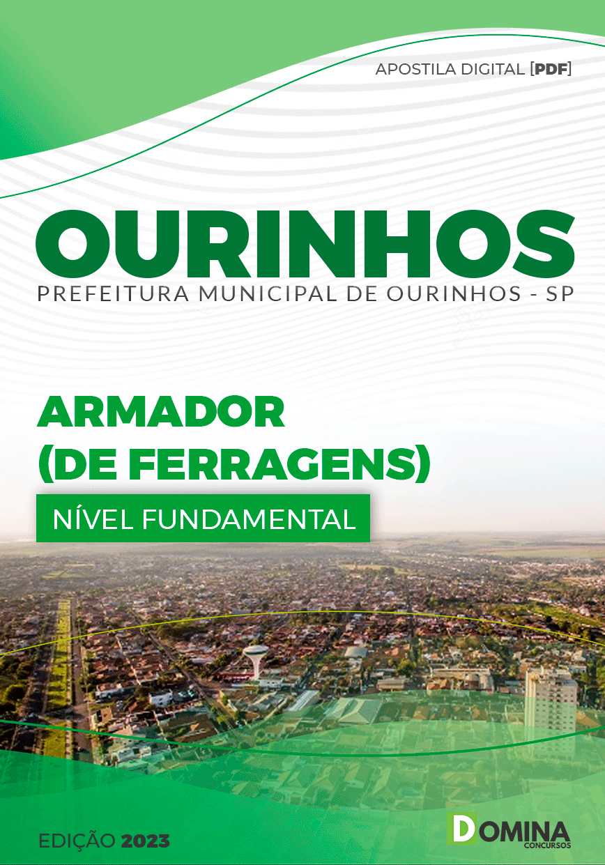 Apostila Concurso Pref Ourinhos SP 2023 Armador Ferragem