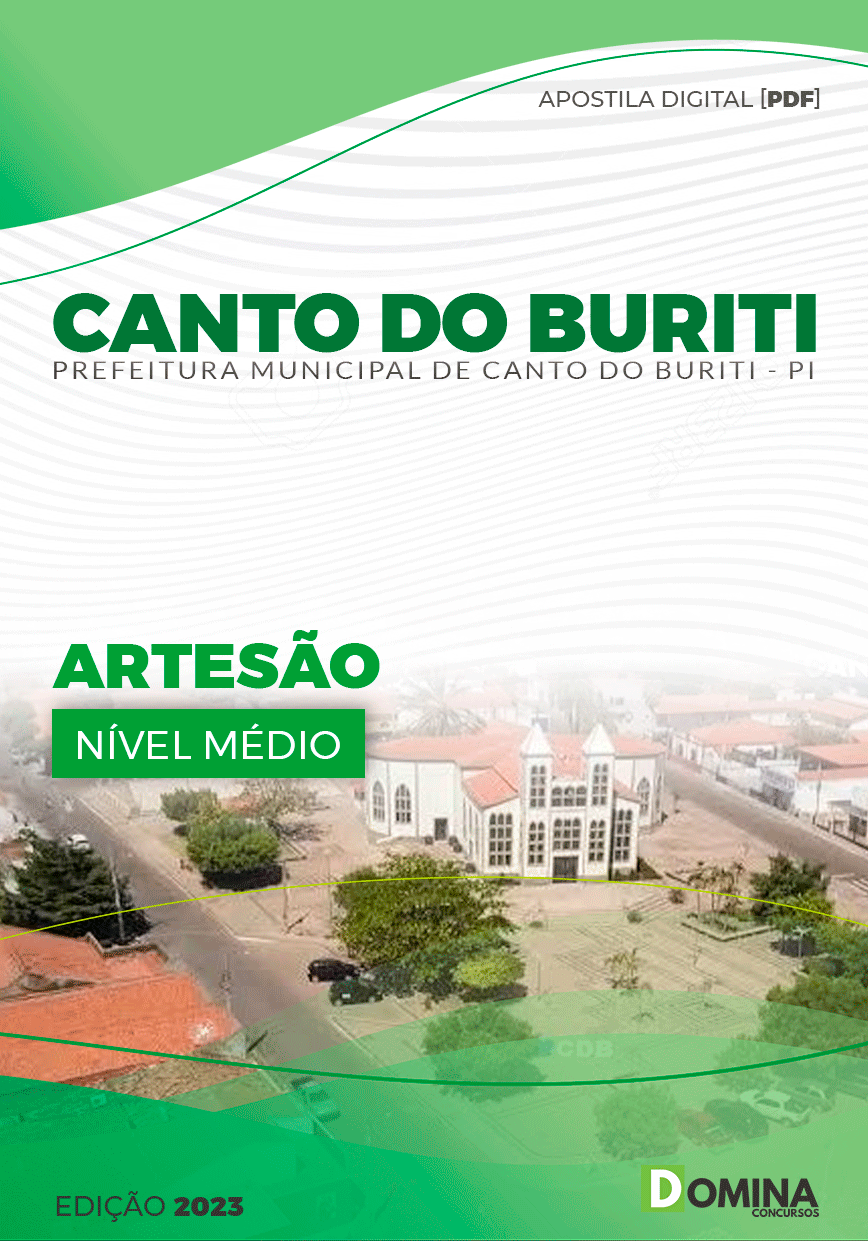 Apostila Digital Pref Canto Buriti PI 2023 PI Artesão